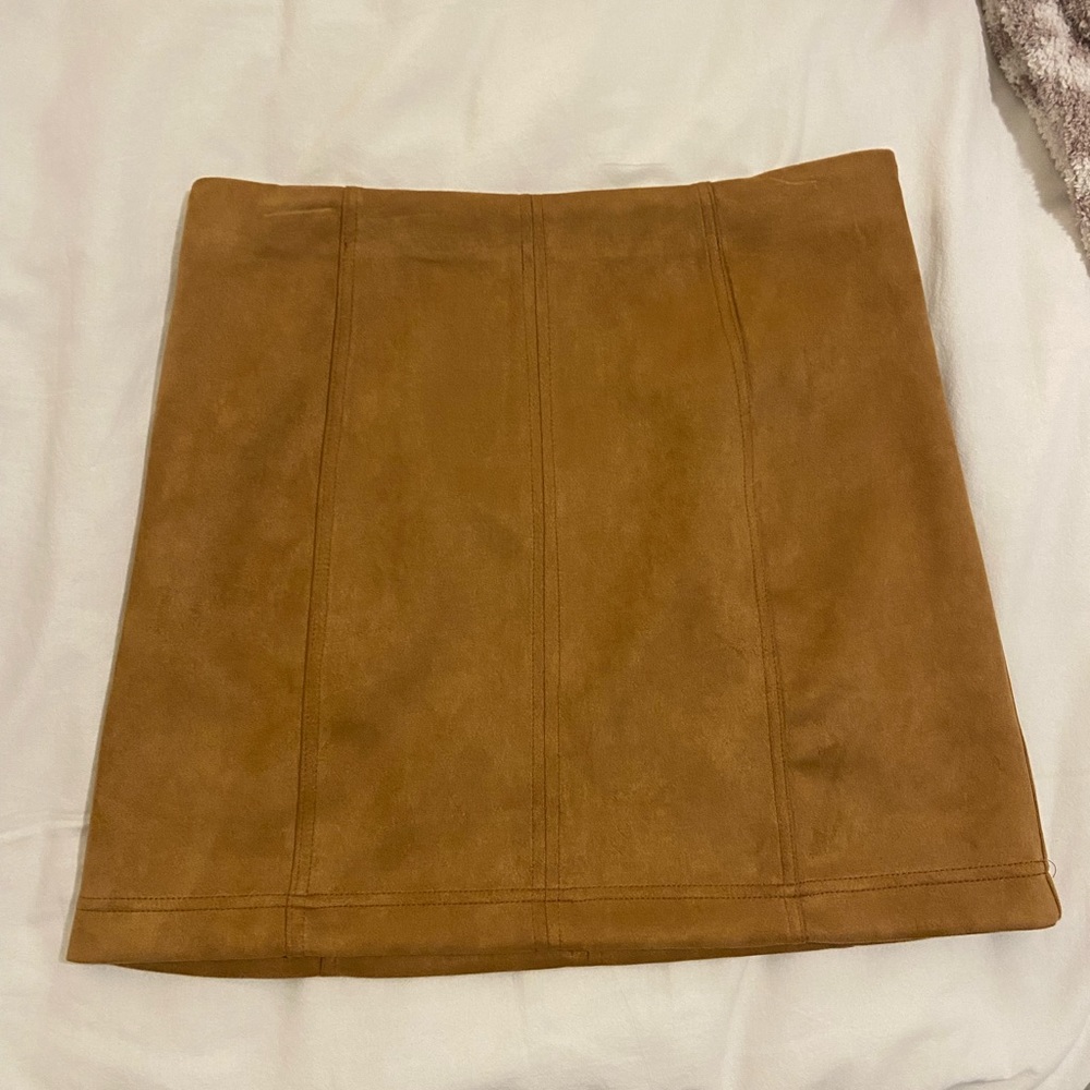Suede Skirt